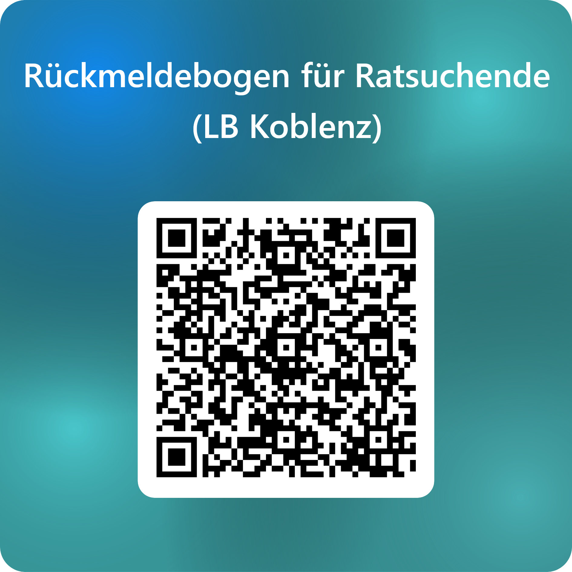 QRCode für Rückmeldebogen für Ratsuchende (LB Koblenz)